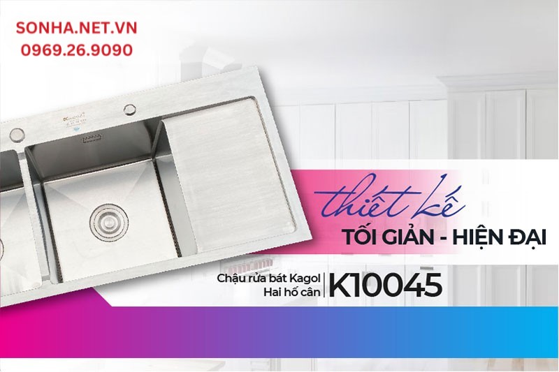 Chậu Kagol K10045 thiết kế hiện đại, thẩm mỹ cao
