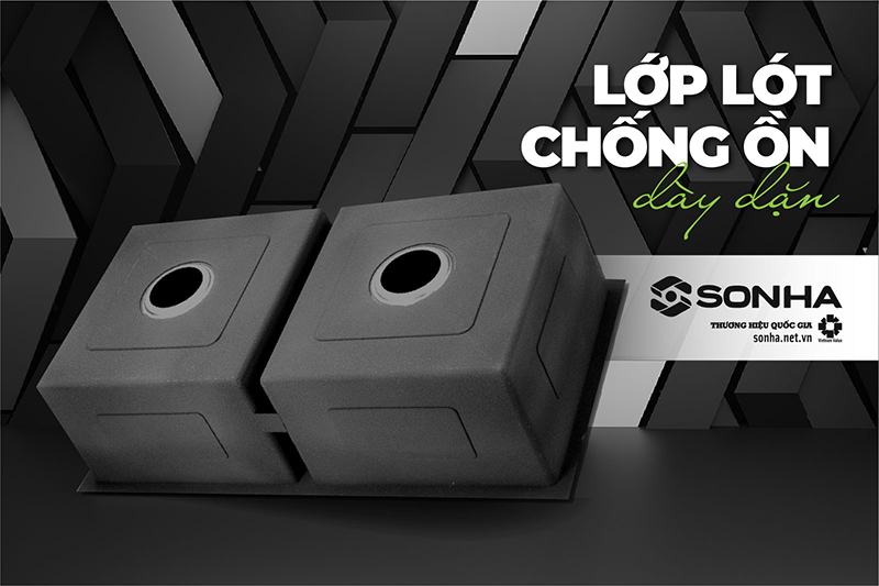 Lớp lót chống ồn chậu Kagol KND8245BT cân 