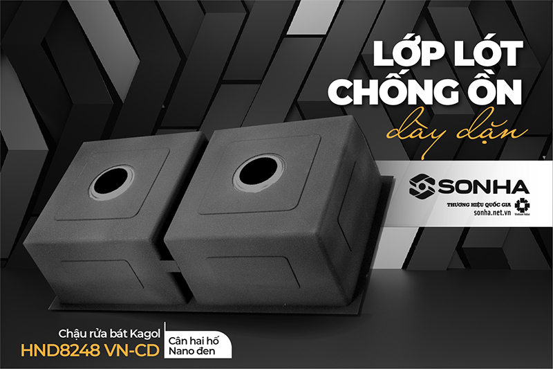 Lớp lót chống ồn chậu Kagol HND8248 VN-CD