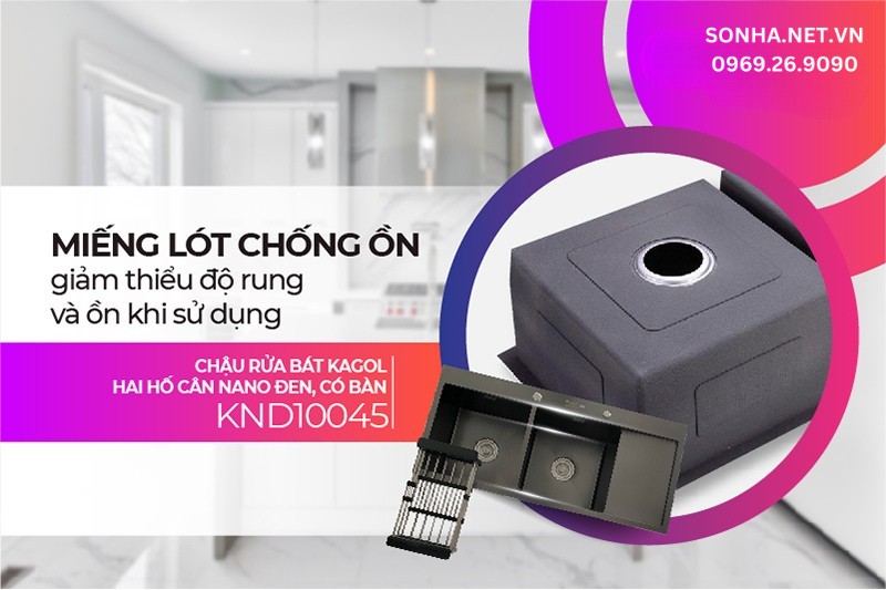 Miếng lót chống ồn Kagol KND10045 có khả năng giảm tiếng ồn hiệu quả