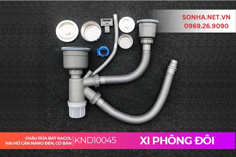 Xi phông Kagol KND10045 chịu nhiệt cực tốt và ngăn mùi vô cùng hiệu quả