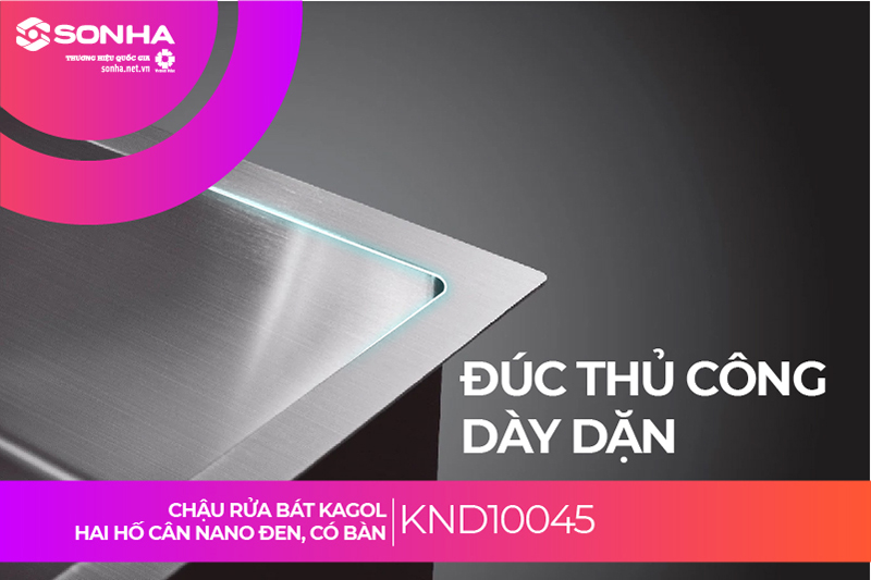 Chậu Kagol KND10045 đúc thủ công dày dặn