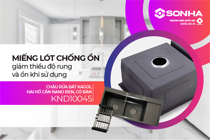 Miếng lót chống ồn Kagol KND10045 hai hố cân 