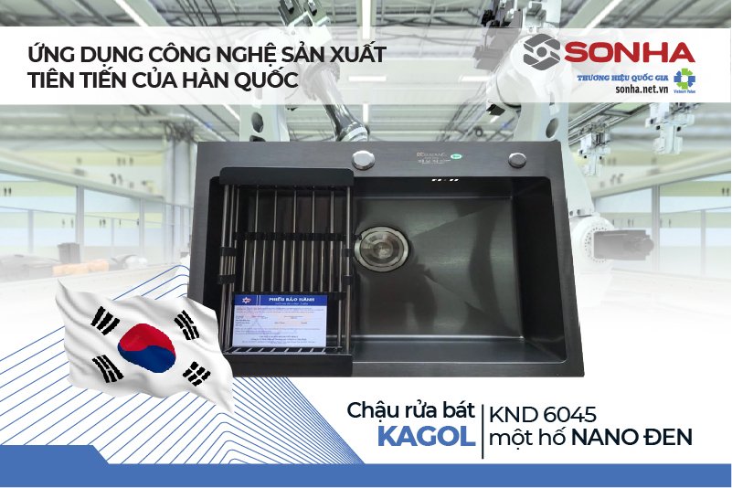 Chậu Kagol KND6045 sản xuất công nghệ hiện đại
