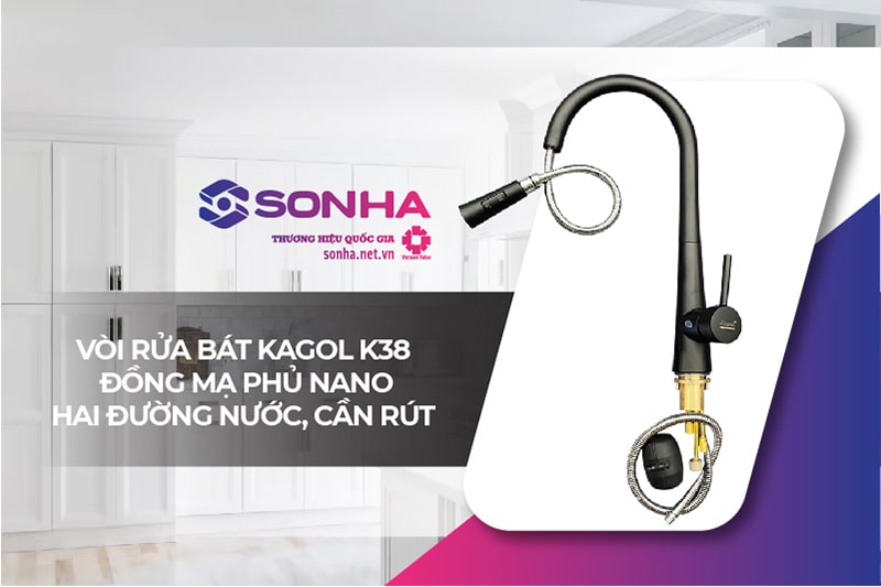 Vòi nước rửa chén Kagol K38