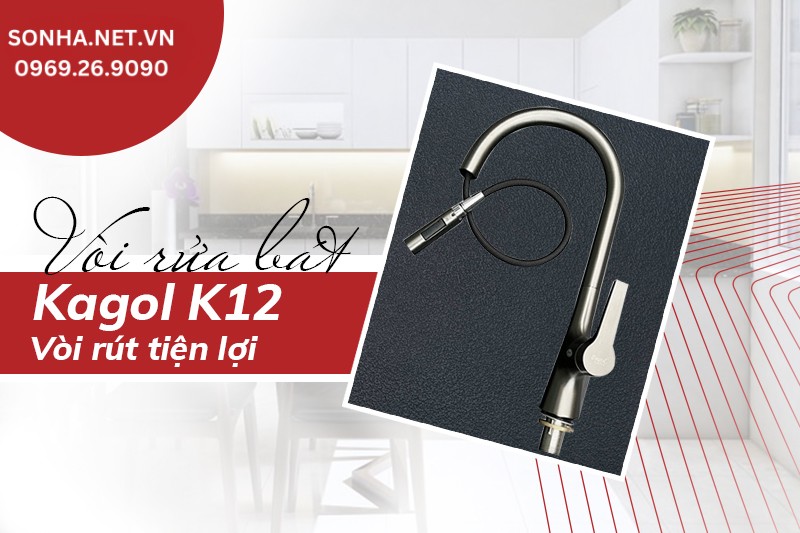 Kagol K12 thiết kế dạng cần rút tiện lợi sử dụng