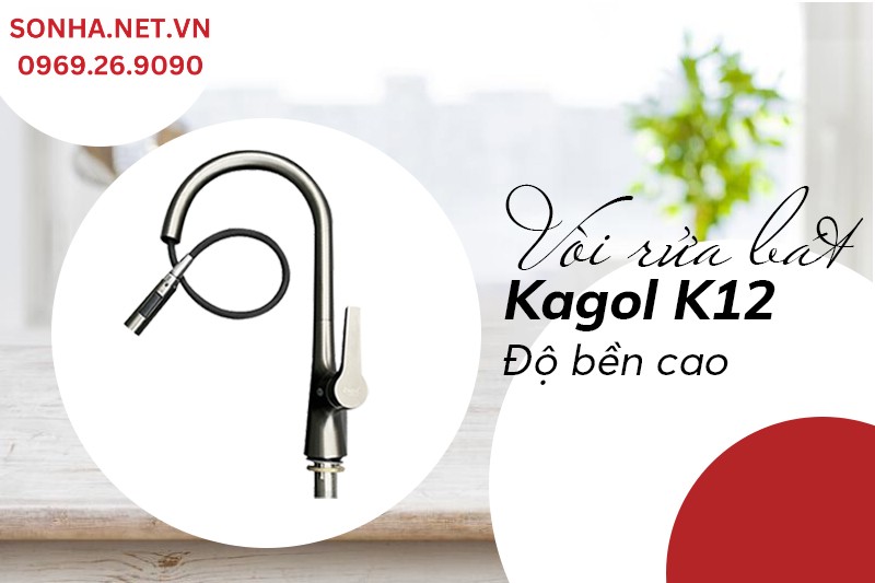Vòi rửa bát Kagol K12 có độ bền cao