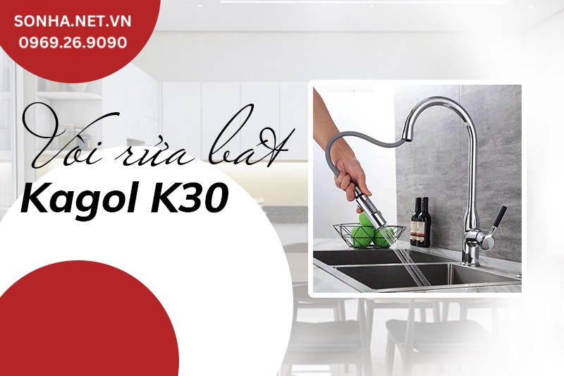 Vòi rửa bát Kagol K30 lựa chọn của nhiều gia đình Việt