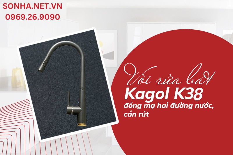 Vòi rửa bát Kagol K38 được ưa chuộng hiện nay
