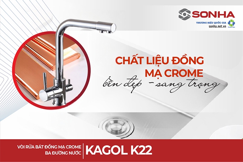 Vòi rửa bát Kagol K22