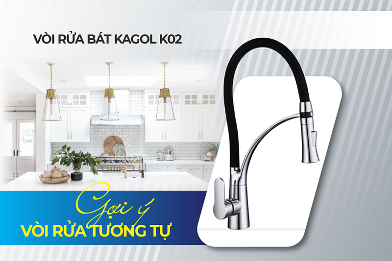Vòi nước rửa chén Kagol K02