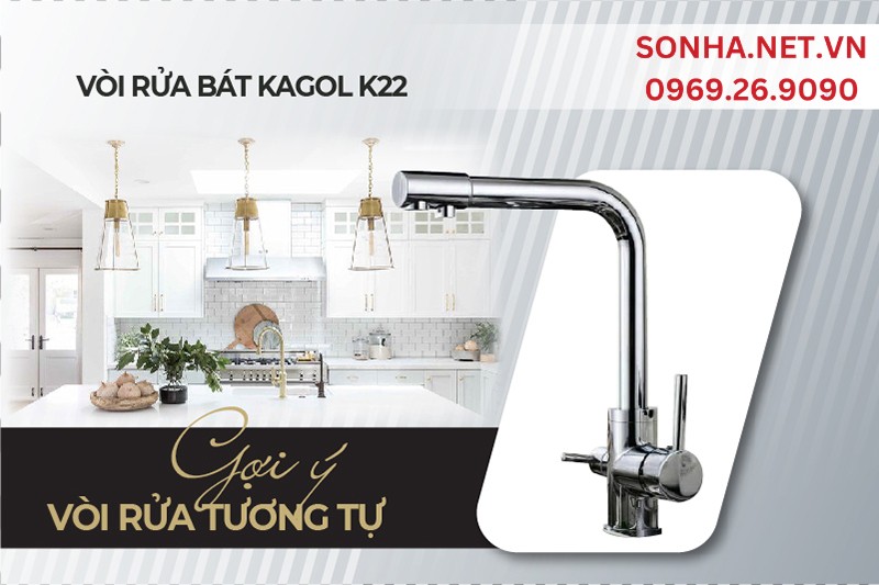 Vòi rửa bát Kagol K22 lựa chọn của nhiều gia đình Việt