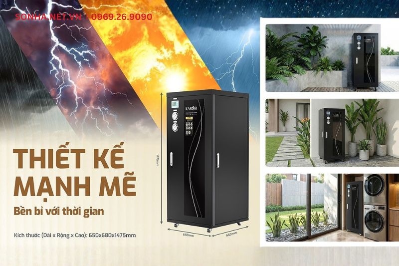 Karofi KMF-68T với thiết kế bền bỉ, mạnh mẽ vượt thời gian