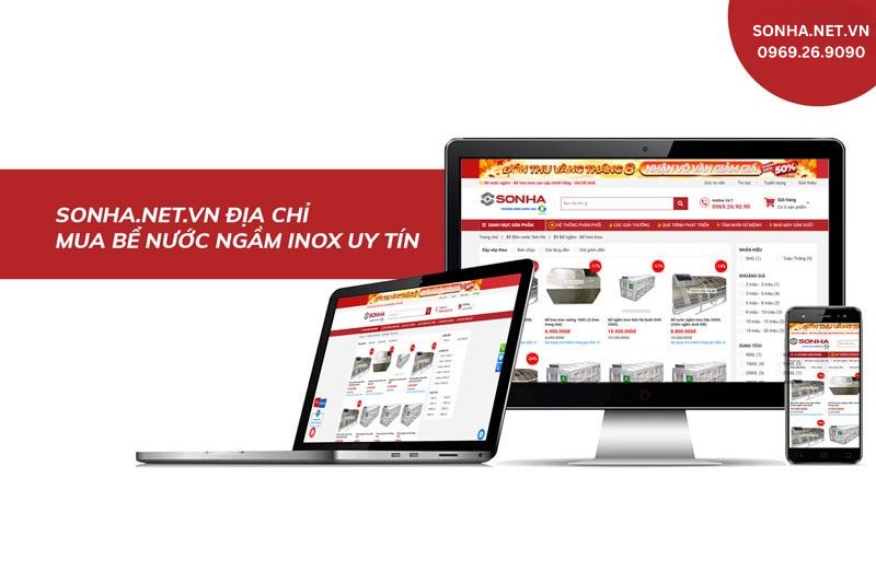 Sonha.net.vn - Địa chỉ uy tín mua bể ngầm inox Sơn Hà 1000l GIẢM NGAY 17%