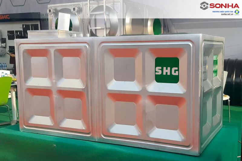 Bể ngầm SHG 2000L có sức chứa lớn, đảm bảo nguồn nước an toàn