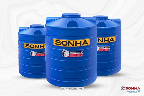 Bồn nhựa Sơn Hà chính hãng-Giá téc nhựa Sơn Hà ưu đãi tới 35%
