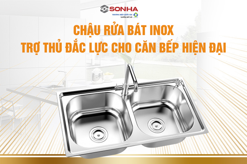 chậu rửa bát inox