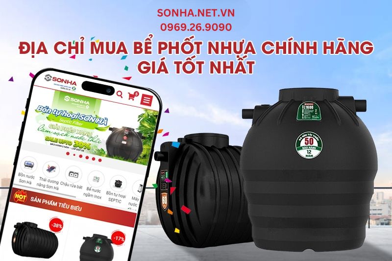 Địa chỉ mua bể tự hoại septic chính hãng giá tốt nhất