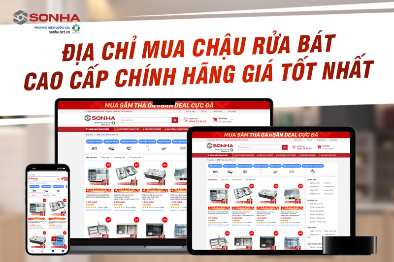 Sonha.net.vn - Địa chỉ uy tín mua chậu rửa bát cao cấp nhập khẩu giá tốt
