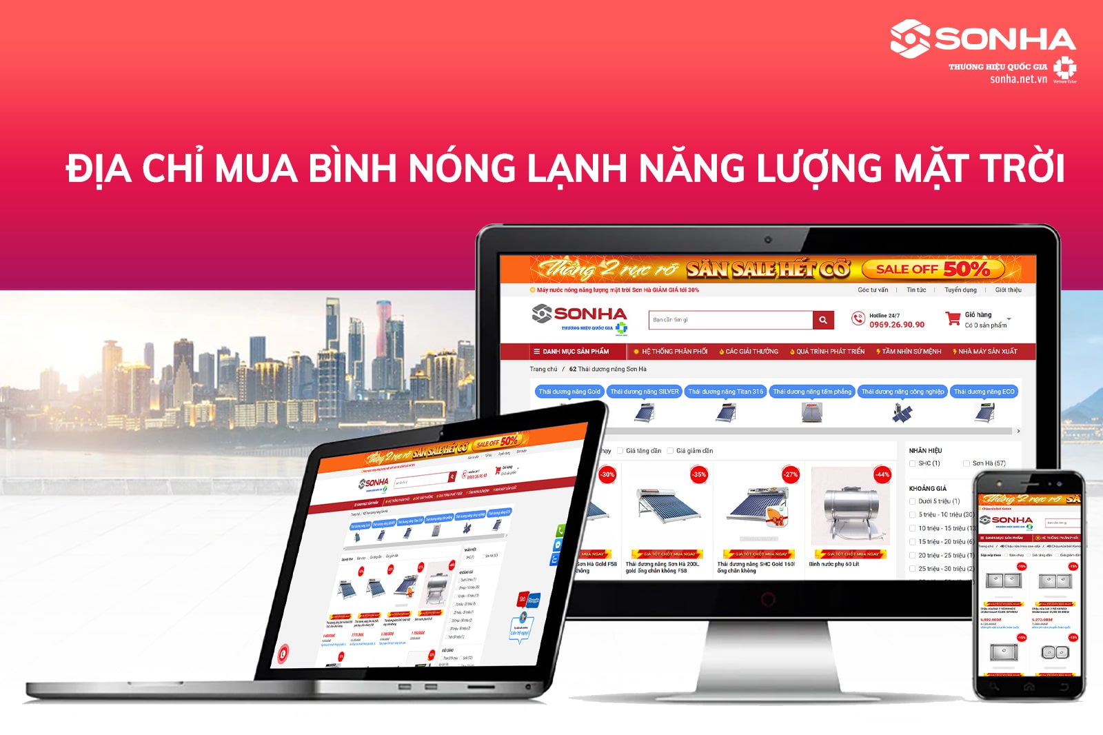 Địa điểm mua thái dương năng chính hãng