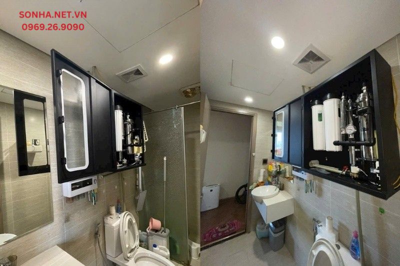 Lắp đặt siêu lọc tổng từ trường Elizer E-S211C cho hộ gia đình ở Hà Nội