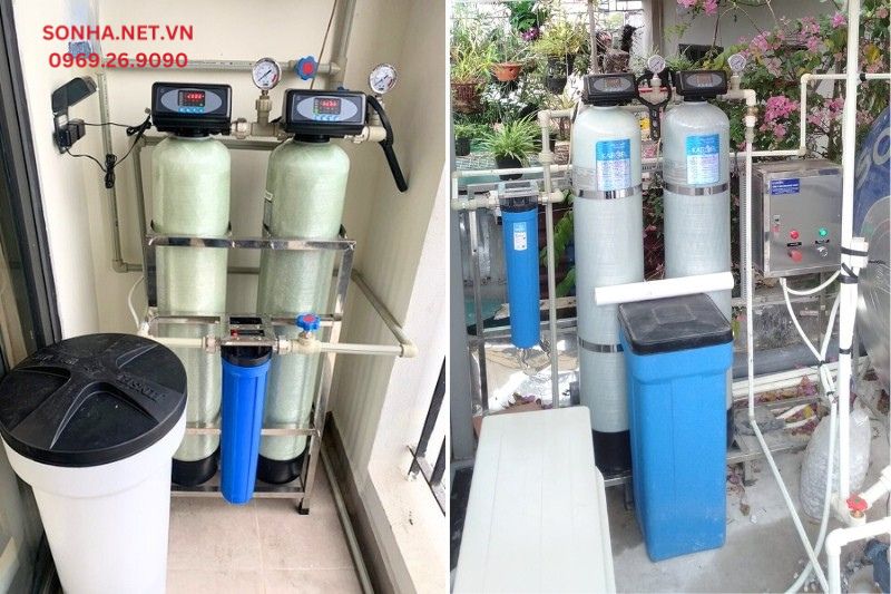 Lắp đặt bộ lọc nước gia đình Karofi 332CT cho gia đình