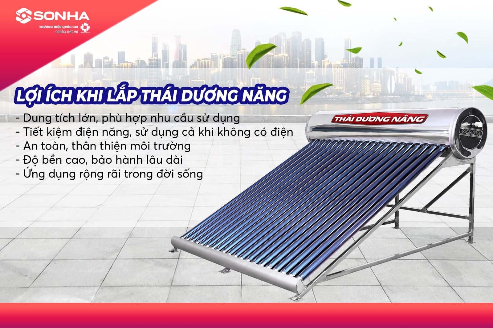 Lợi ích khi lắp đặt thái dương năng