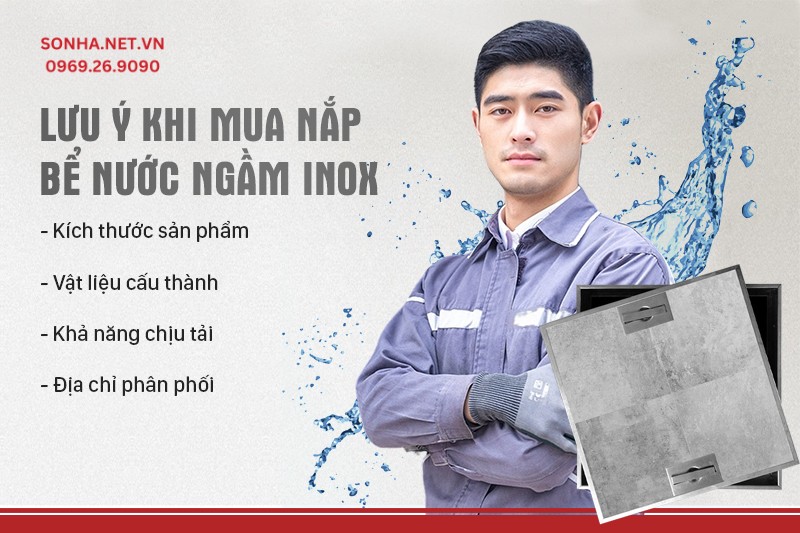 Kinh nghiệm mua nắp bể nước ngầm inox bạn nên biết