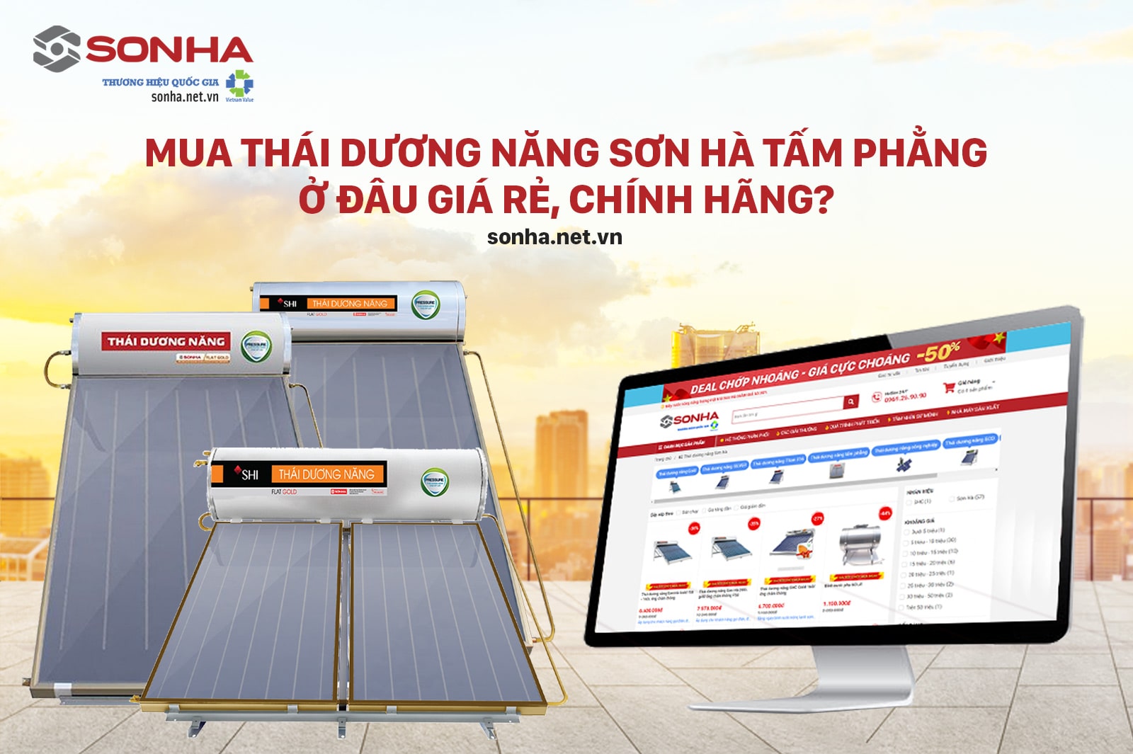 Mua thái dương năng tại sonha.net.vn