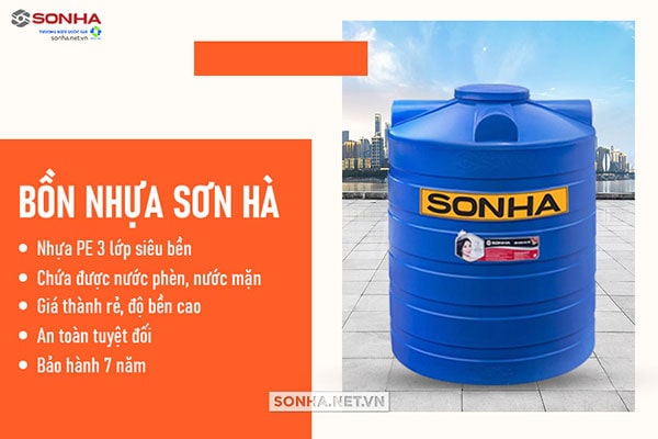 Bồn nhựa Sơn Hà