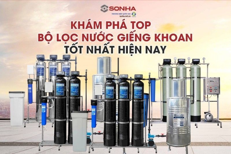 Bộ lọc nước giếng khoan - chuyên xử lý nước giếng khoan bẩn