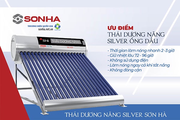 Ưu điểm thái dương năng Silver ống dầu