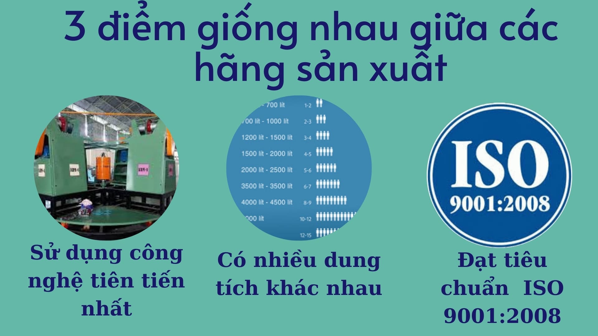 3 điểm giống nhau giữa các hãng sản xuất