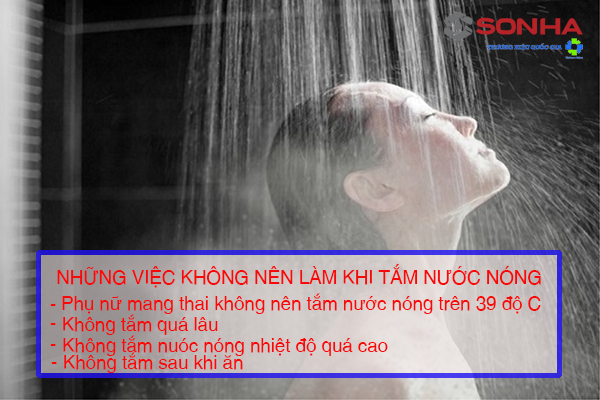 Những việc không nên làm khi tắm nước nóng