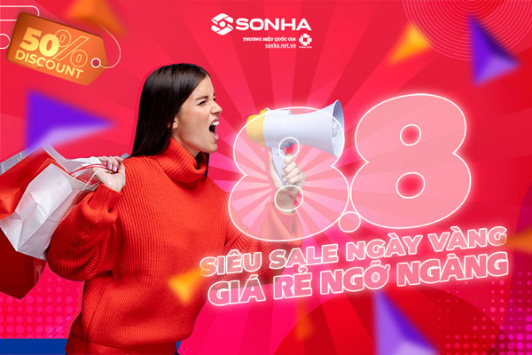 Siêu sale 8/8 giá rẻ ngỡ ngãng mọi ngành hàng