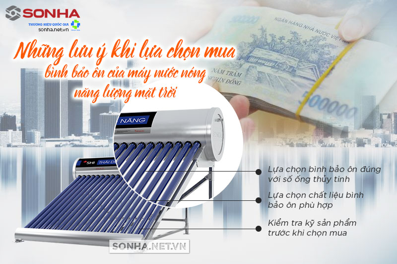 Những lưu ý khi lựa chọn bình bảo ôn