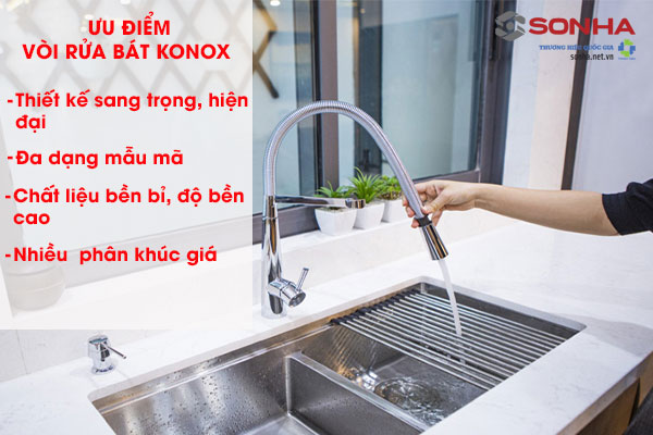 Ưu điểm vòi Konox