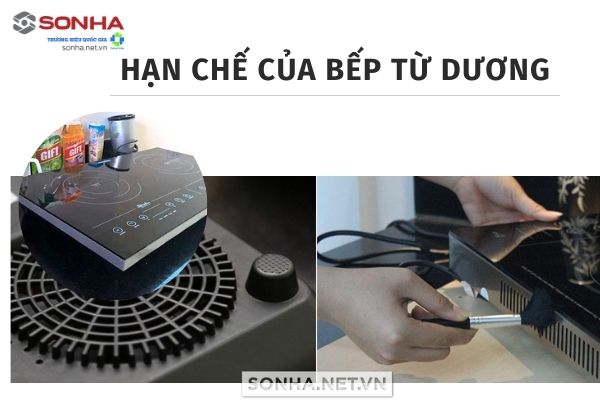 Hạn chế của bếp điện từ dương