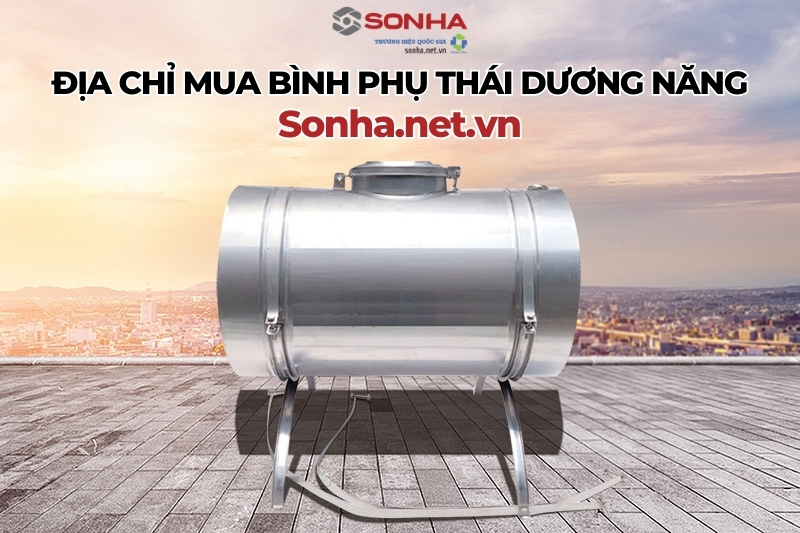 Địa chỉ mua bồn nước phụ máy năng lượng mặt trời chính hãng