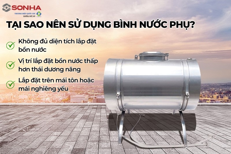 Tại sao nên sử dụng bình phụ năng lượng mặt trời?