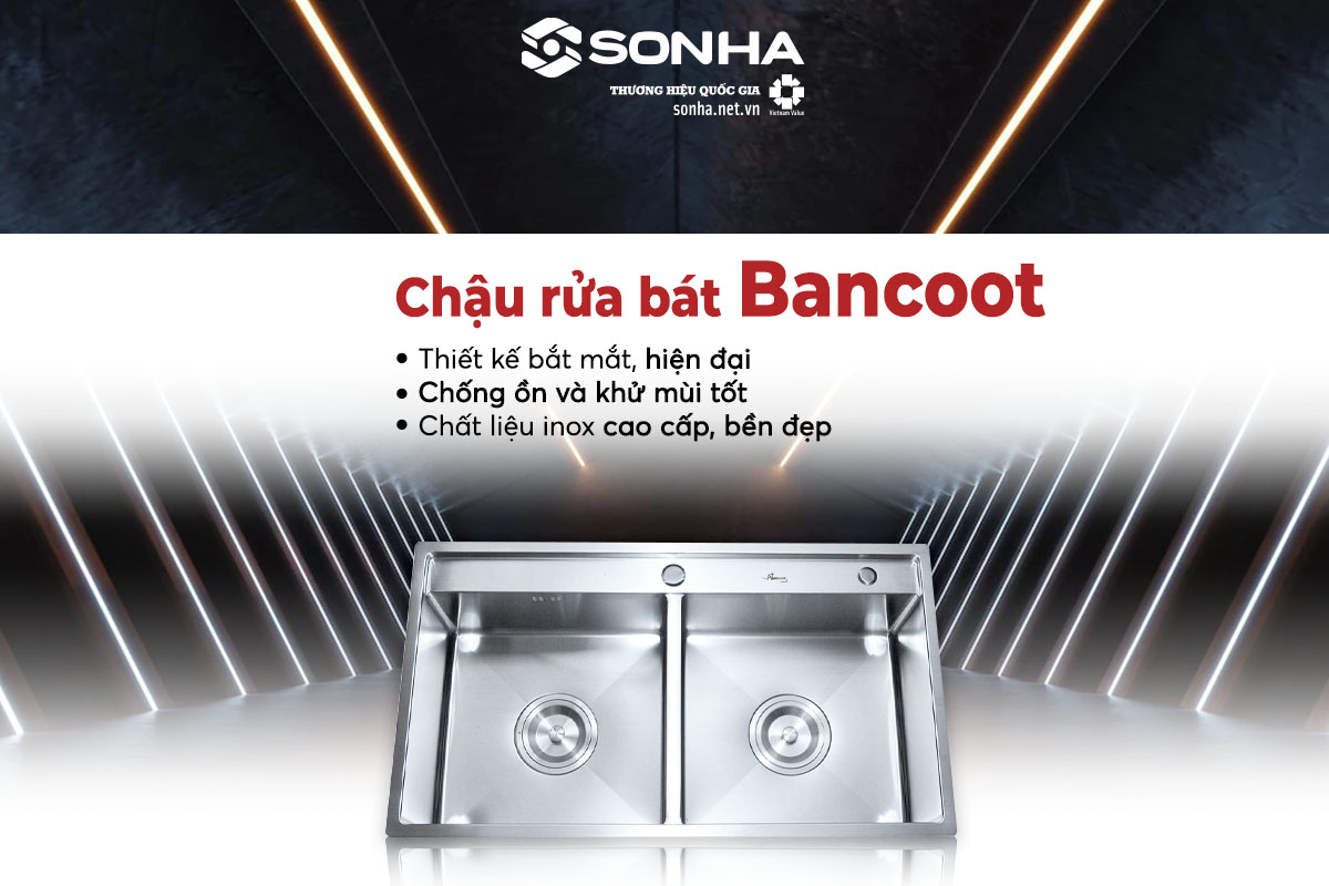 Chậu rửa bát inox Bancoot