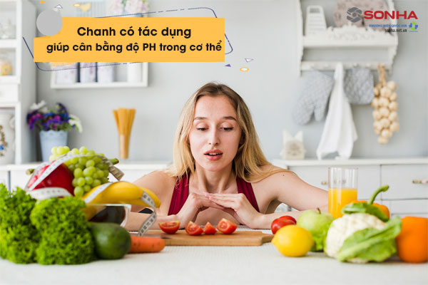 Chanh có tác dụng gì trong cân bằng ph cho cơ thể