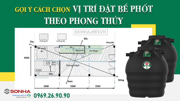 Gợi ý cách chọn bể phốt theo phong thủy