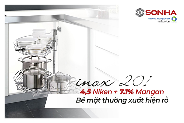 Inox 201 có bị gỉ không?