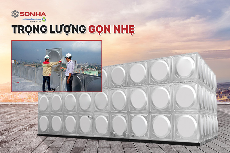 Trọng lượng gọn nhẹ