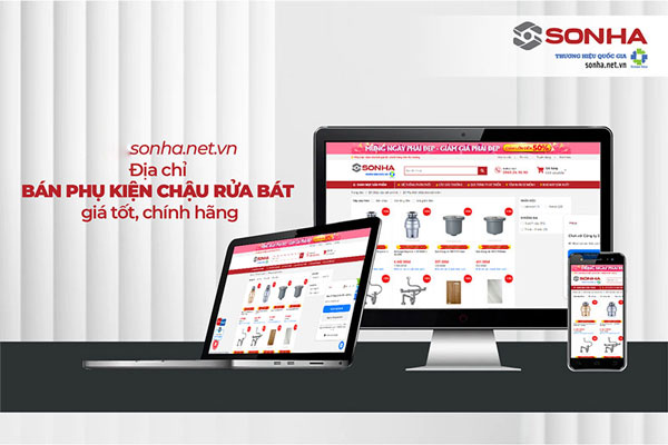 Sonha.net.vn - Địa chỉ mua ống xả và phụ kiện bồn rửa chén uy tín