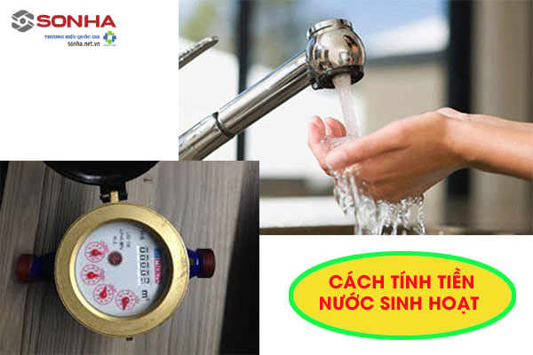 Cách tính tiền nước sinh hoạt