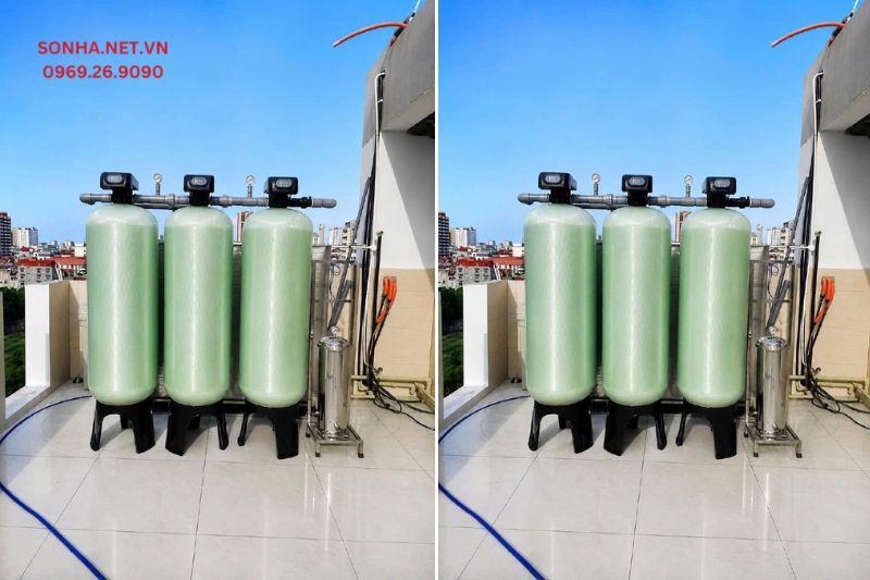Thực tế lắp đặt lọc tổng công suất lớn Sakura SKT305C