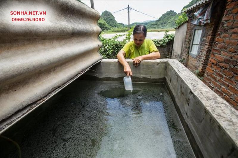 Thực trạng nguồn nước nhiễm đá vôi tại Mai Châu - Hòa Bình
