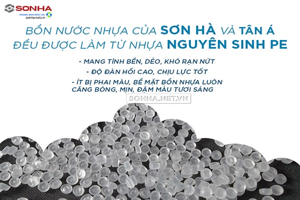 Bồn nước nhựa Sơn Hà hay Tân Á là tốt nhất?